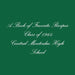 A Book of Favorite Recipes Class of 1964 Central Montcalm High School by Karen Sampson Hudson