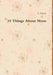 10 Things About Mom by S. Argent