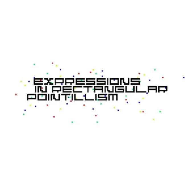 Expressions In Rectangular Pointillism by Studio Momo