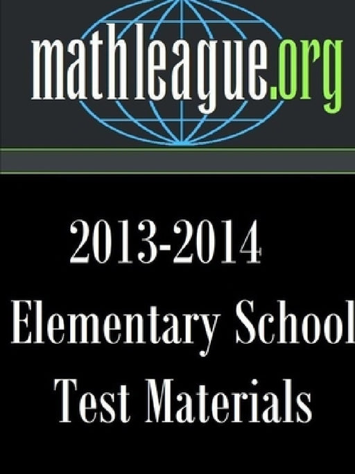 Elementary School Test Materials 2013-2014 by Tim Sanders