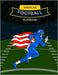 American Football Playbook: Design Your Own Plays, Strategize and Create Winning Game Plans Using Football Coach Notebook with Field Diagrams for Draw by Ortega, Fiona