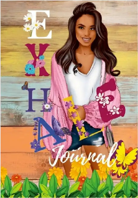 Exhale Journal: 103 page journal with guided prompt, password tracker, saving tracker, and blank pages by Miller, Hayde