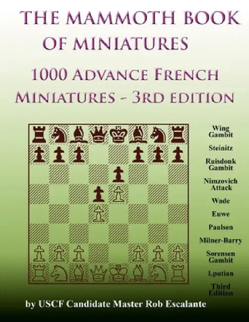 1000 Advance French Miniatures by Rob Escalante
