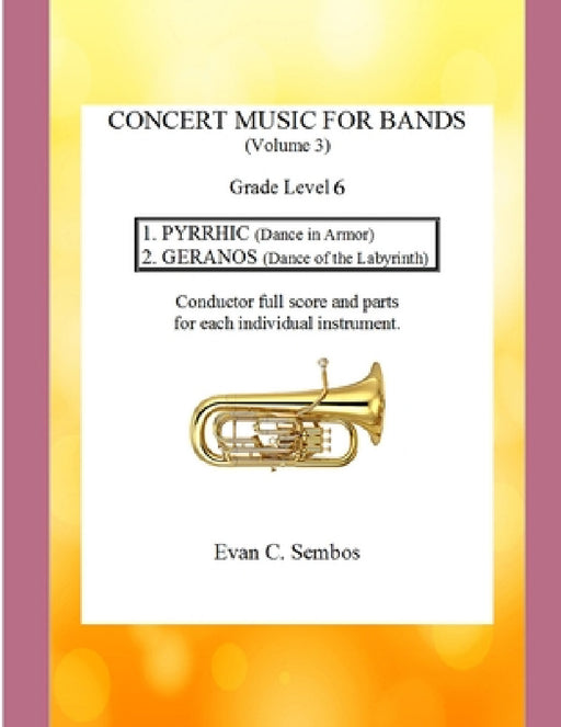 CONCERT MUSIC FOR BANDS (Volume 3) by Evangelos C. Sembos