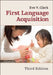 First Language Acquisition by Eve V. Clark