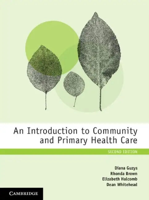 An Introduction to Community and Primary Health Care by Diana Guzys, Rhonda Brown