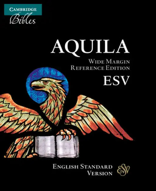 ESV Wide-Margin Reference Bible, Black Calf Split Leather, Red Letter Text, Es744: Xrm