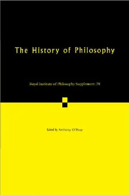 History of Philosophy: Twentieth-Century Perspectives by Anthony O'Hear