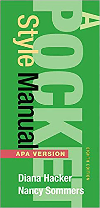 A Pocket Style Manual APA Version