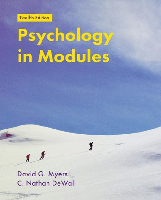 Psychology in Modules by DeWall, C Nathan