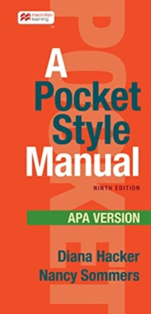 Pocket Style Manual Apa Version by Hacker, Diana