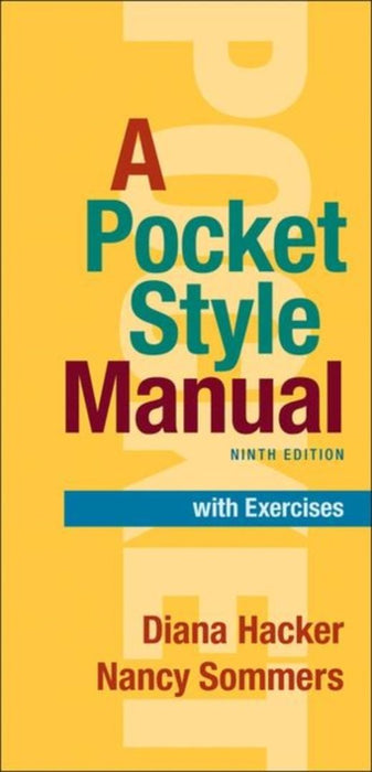 A Pocket Style Manual with Exercises by Diana Hacker