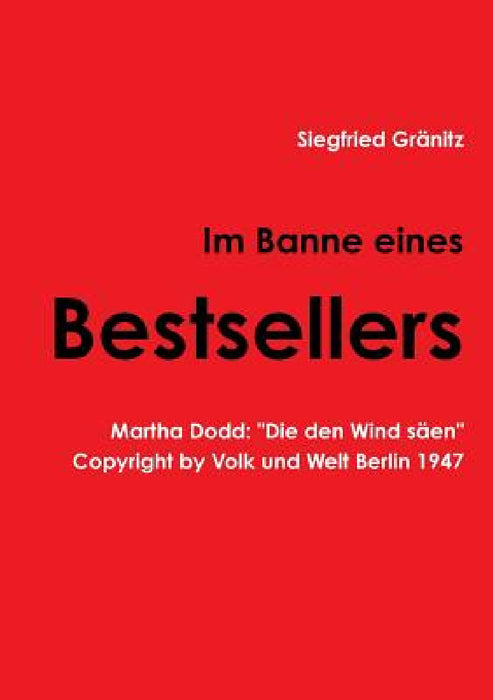 Im Banne eines Bestsellers by Siegfried Gränitz