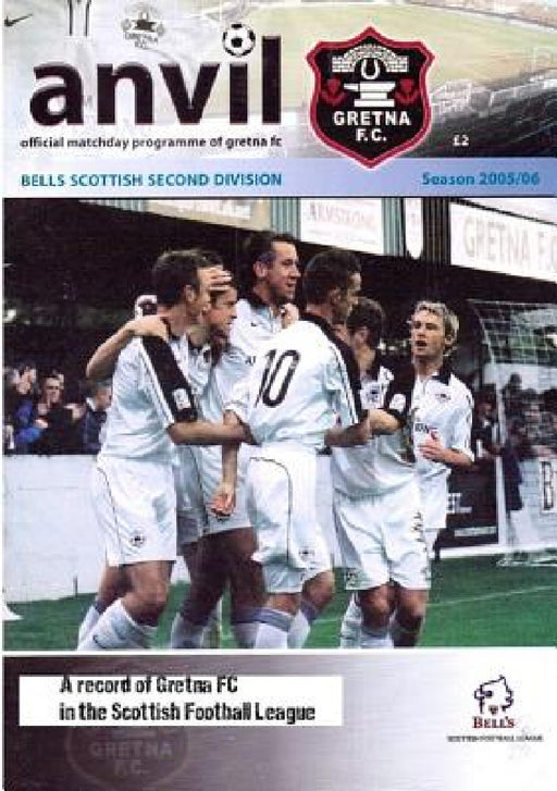 Anvil - A record of Gretna FC in the Scottish Football League by Jon Tait