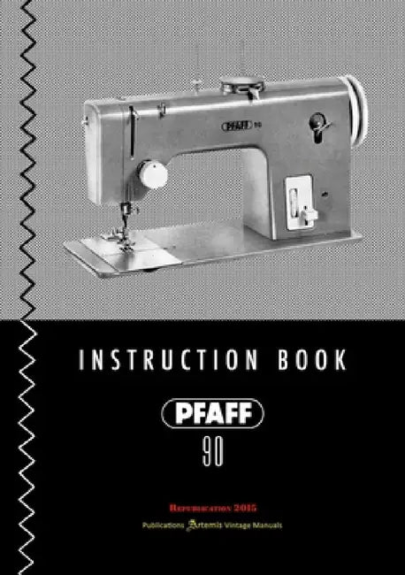PFAFF 90 - Instruction Book by Artemis Publications - Vintage Manuals