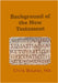 Background of the New Testament by Bouter, Ma Chris