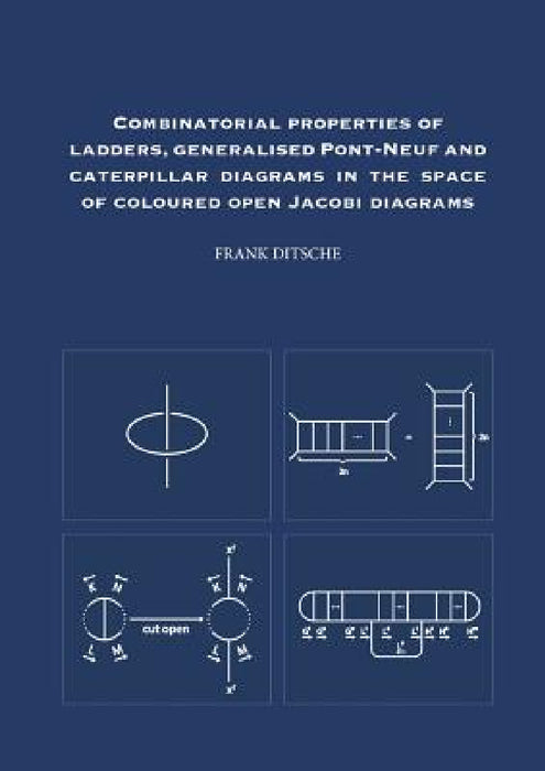 Combinatorial properties of ladders, generalised Pont-Neuf and caterpillar diagrams in the space of coloured open Jacobi diagrams by Frank Ditsche
