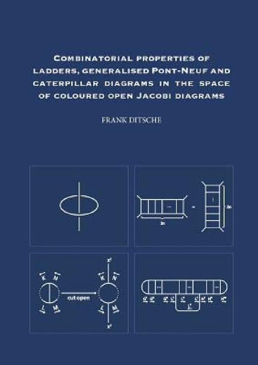 Combinatorial properties of ladders, generalised Pont-Neuf and caterpillar diagrams in the space of coloured open Jacobi diagrams by Frank Ditsche