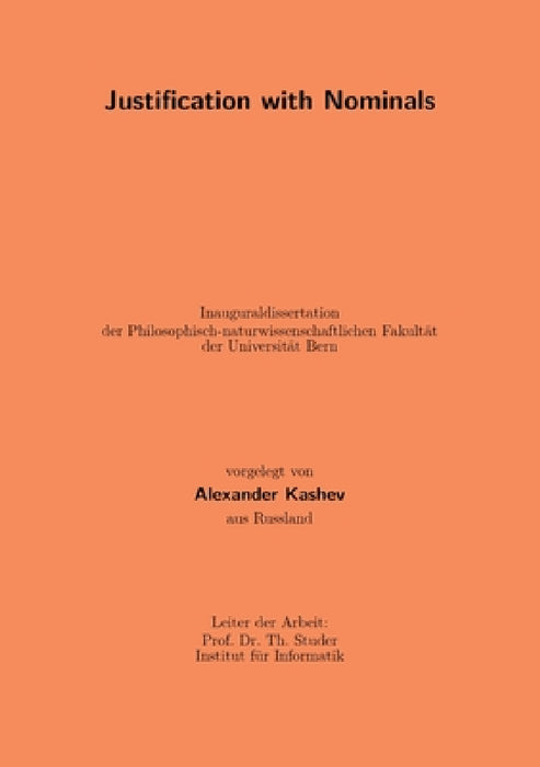 Justification with Nominals by Alexander Kashev