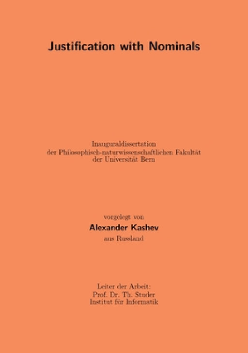 Justification with Nominals by Alexander Kashev