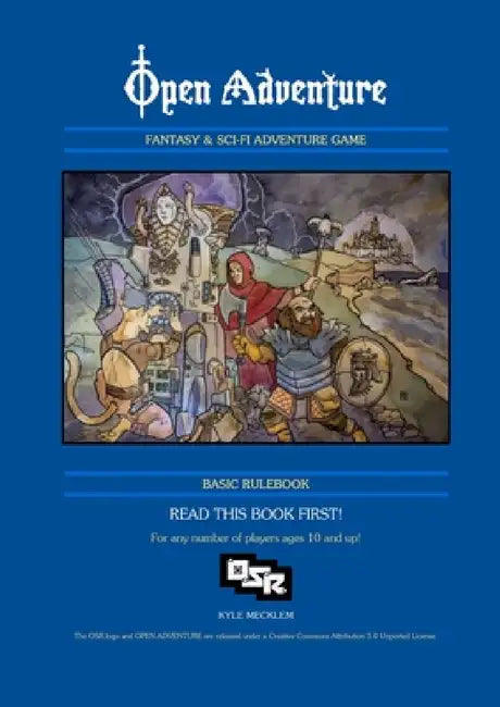 Open Adventure Basic Rulebook (Paperback) by Kyle Mecklem
