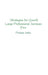 Strategies for Growth - A Large Professional Services Firm by Pradeep Sahay