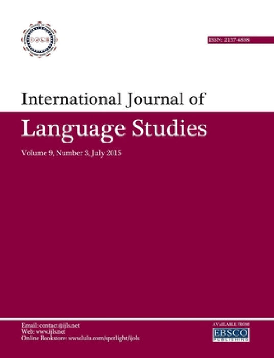 International Journal of Language Studies (IJLS) - volume 9(3) by Mohammad Ali Salmani Nodoushan