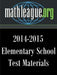 Elementary School Test Materials 2014-2015 by Tim Sanders