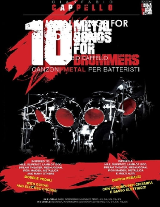 10 Metal Songs for Drummers by Gianfabio Cappello