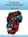 The First Big Scary coloring book for adults by Lonnie Bargo