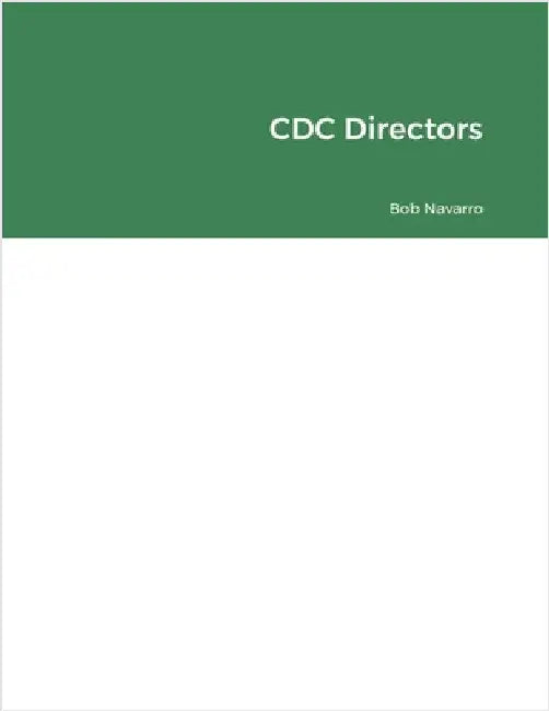 CDC Directors by Navarro, Bob