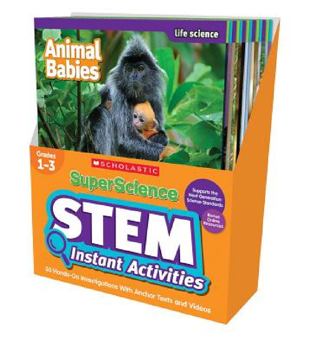 Superscience STEM Instant Activities: Grades 1-3: 30 Hands-On Investigations with Anchor Texts and Videos by Katherine Burkett