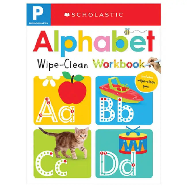 Wipe-Clean Workbook: Pre-K Alphabet (Scholastic Early Learners) by Scholastic