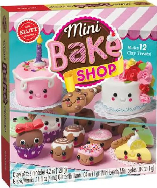 Mini Bake Shop [With 48 Page Book and Air-Dry Clay] by Klutz