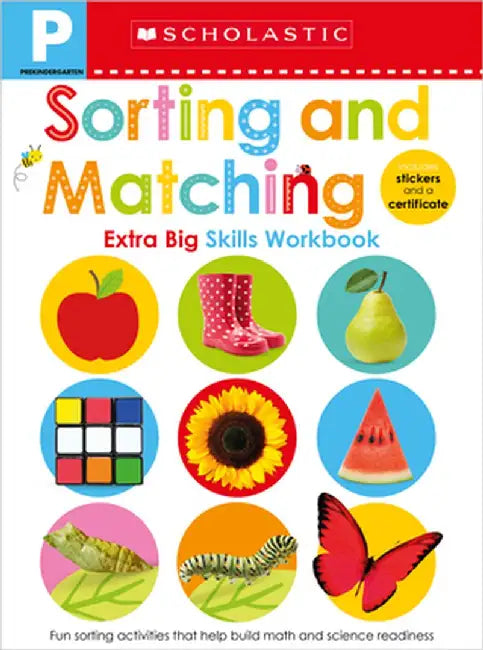 Pre-K Extra Big Skills Workbook: Sorting and Matching (Scholastic Early Learners) by Scholastic Early Learners