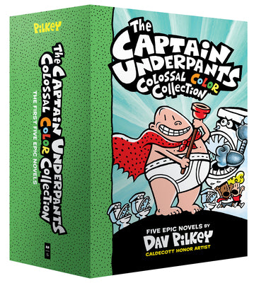 The Captain Underpants Colossal Color Collection (Captain Underpants #1-5 Boxed Set) by Dav Pilkey