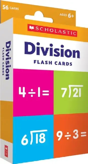 Division Flash Cards by Scholastic