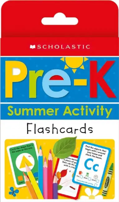 Prek Summer Activity Flashcards (Preparing for Prek): Scholastic Early Learners (Flashcards) by Scholastic