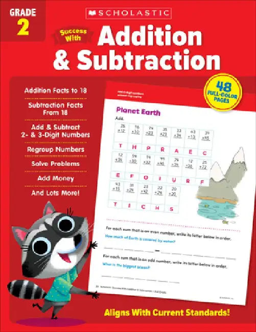 Scholastic Success with Addition & Subtraction Grade 2 by Scholastic Teaching Resources