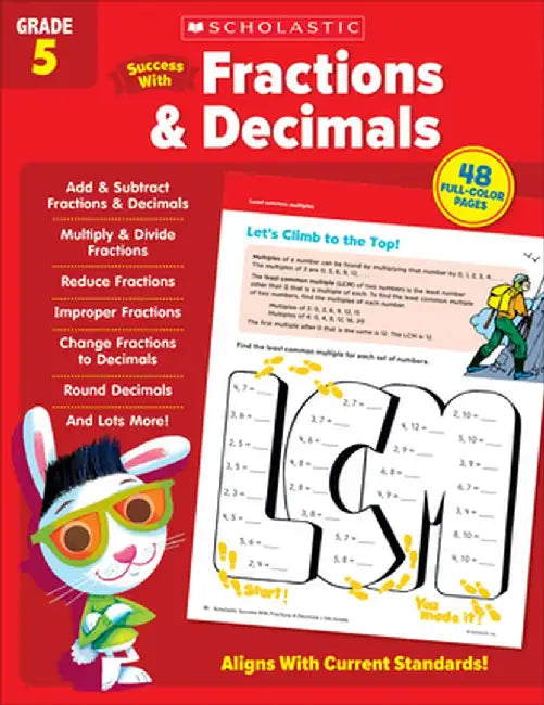 Scholastic Success with Fractions & Decimals Grade 5 by Scholastic Teaching Resources