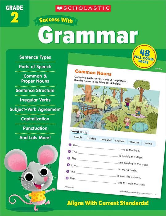 Scholastic Success with Grammar Grade 2