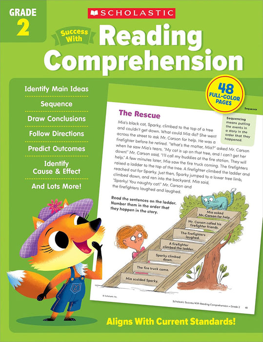 Scholastic Success with Reading Comprehension Grade 2