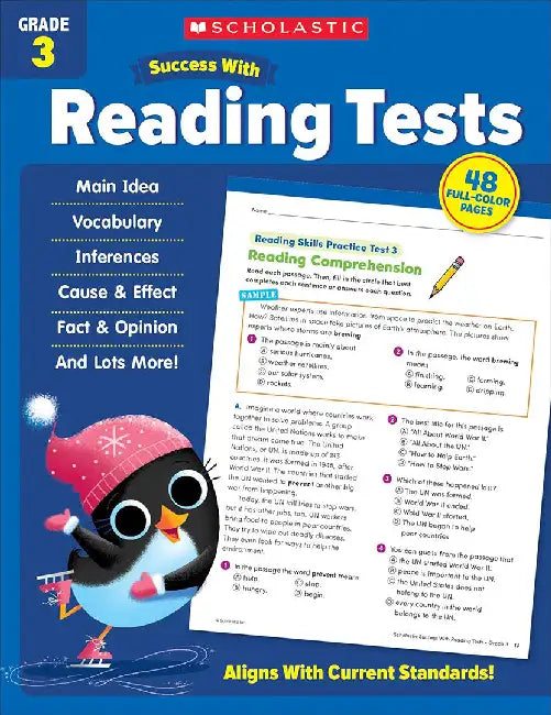 Scholastic Success with Reading Tests Grade 3 by Scholastic Teaching Resources