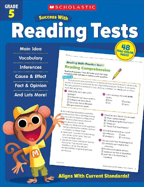 Scholastic Success with Reading Tests Grade 5 by Scholastic Teaching Resources