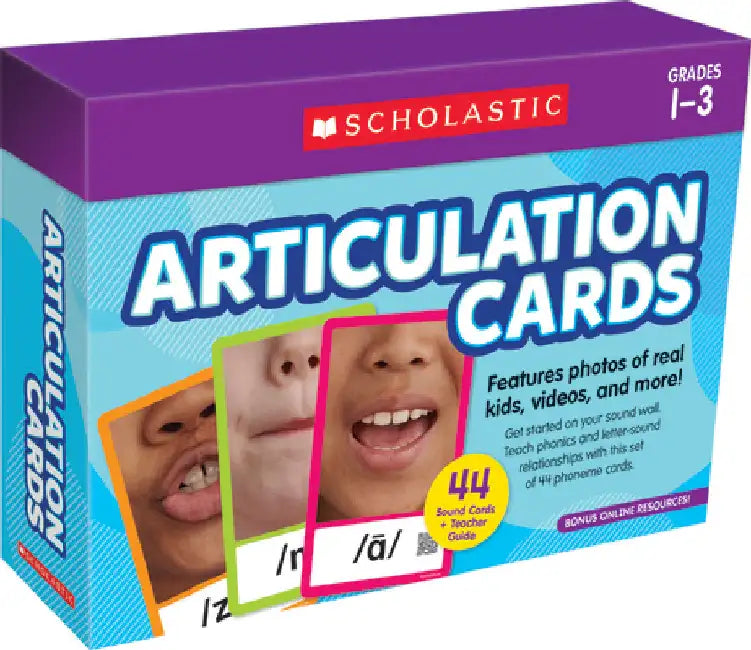 Articulation Cards Grades 1-3: 44 Cards + Teacher's Guide by Scholastic Teaching Resources (COR)