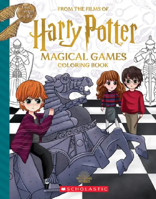 Magical Games and Sports Coloring Book (Harry Potter) by Jenna Ballard