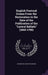 English Pastoral Drama From the Restoration to the Date of the Publication of the "Lyrical Ballads" (1660-1798) by Jeannette Augustus Marks