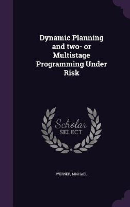 Dynamic Planning and two- or Multistage Programming Under Risk by Michael Werner