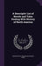 A Descriptiv List of Novels and Tales Dealing With History of North America by Griswold W. M. B. 1853