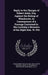Reply to the Charges of Robert Adair, Esq. Against the Bishop of Winchester, in Consequence of a Passage Contained in His Lordship's Memoirs of the Ri by Robert Adair, George 1750-1827 Memoirs of Pretyman